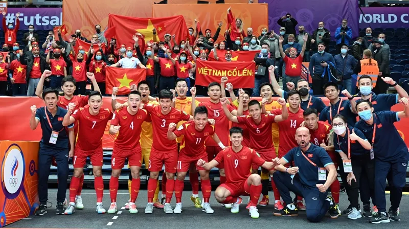 Việt Nam từng dự 2 kỳ FIFA Futsal World Cup, minh họa đội tuyển futsal thi đấu quốc tế