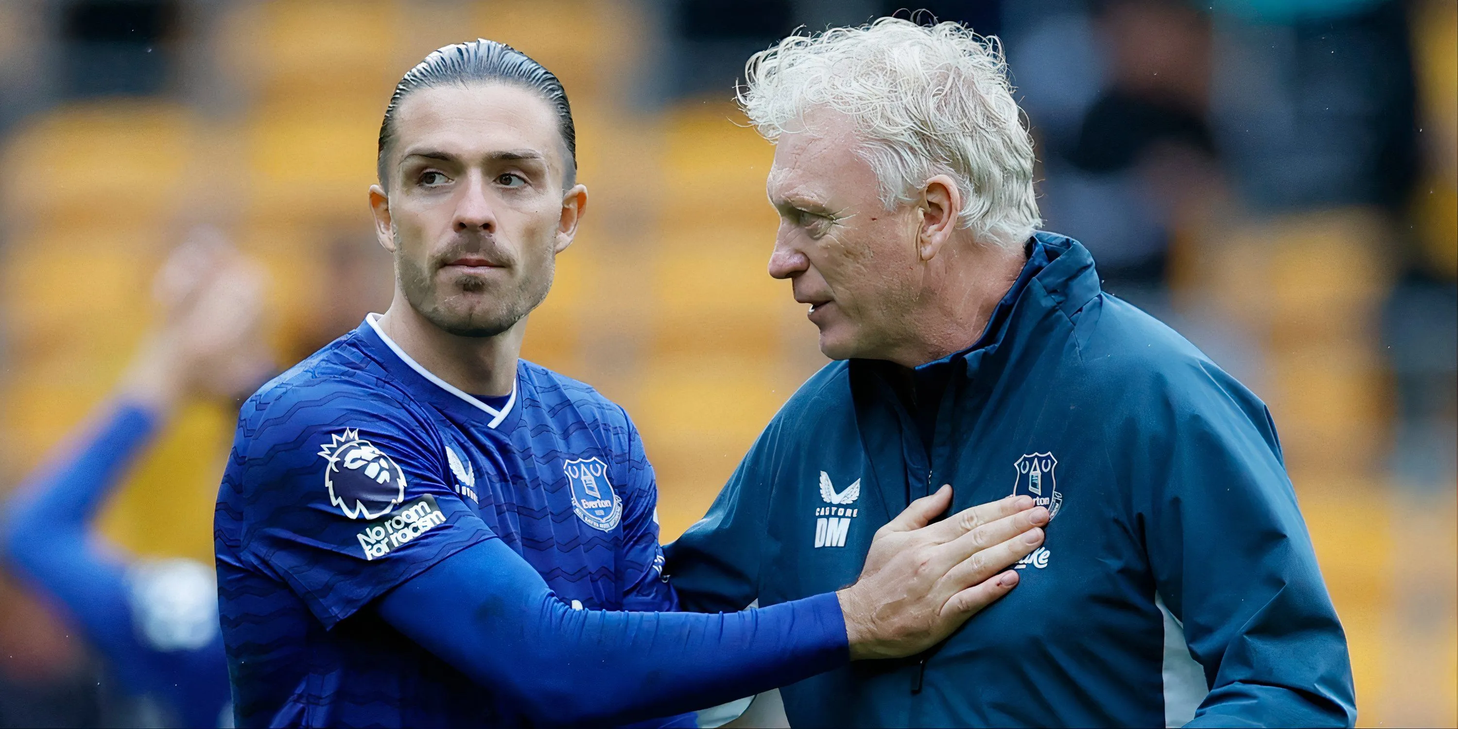 David Moyes cùng Jack Grealish tại Everton