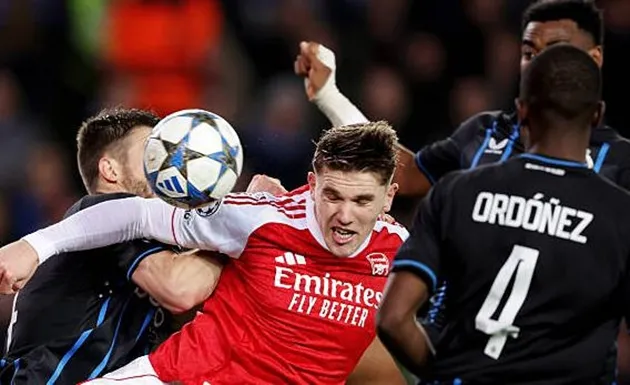 Viktor Gyokeres gây thất vọng ở trận đấu với Club Brugge.